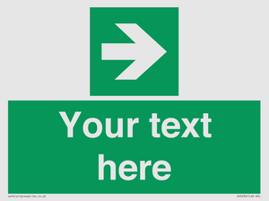 Custom Arrow Right Sign